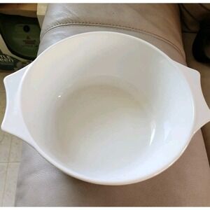 Vintage PYREX England Brown Floral Vine 9" Casserole‎ Dish